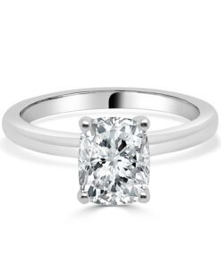 1.58 Carat Cushion Lab Diamond Engagement Ring